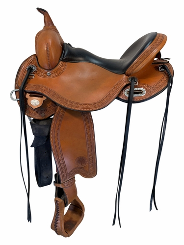 HOLD 2026/04/08c 16 Inch Used Circle Y South Mountain Trail Saddle Wide Flex2 Tree  1683