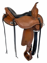 HOLD 2026/04/08c 16 Inch Used Circle Y South Mountain Trail Saddle Wide Flex2 Tree  1683