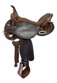 16 Inch Used Circle Y Sunflower Flex Trail Saddle 1682