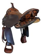 16 Inch Used Circle Y Sunflower Flex Trail Saddle 1682