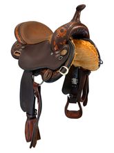 16 Inch Used Circle Y Sunflower Flex Trail Saddle 1682