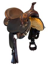 SOLD 2026/02/21 16 Inch Used Circle Y Sunflower Trail Saddle Wide Flex Tree 1682