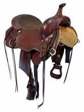 16 Inch Used Circle Y Tall Grass Trail Saddle Wide Tree 2604
