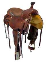 16 Inch Used Circle Y Team Penner Saddle Medium Tree 2633