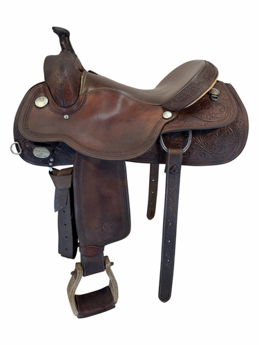 16 Inch Used Circle Y Team Penner Saddle Medium Tree 2633