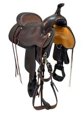 SOLD 2026/01/02   16 Inch Used Circle Y Topeka Trail Saddle 1651