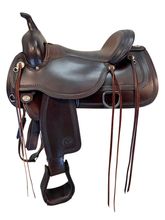 SOLD 2026/01/02   16 Inch Used Circle Y Topeka Trail Saddle 1651