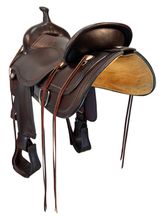 SOLD 2026/01/02   16 Inch Used Circle Y Topeka Trail Saddle 1651