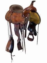 16 Inch Used Circle Y Topeka Trail Saddle Medium Flex2 Tree 1651
