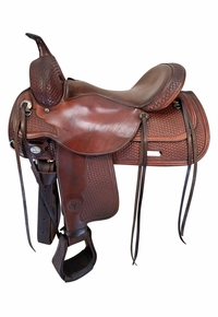 16 Inch Used Circle Y Trail Saddle 1555