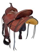 16 Inch Used Circle Y Trail Saddle 1555