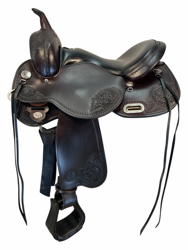 SOLD 2025/07/13j  16 Inch Used Circle Y Trail Saddle 5701