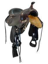 SOLD 2025/07/13j  16 Inch Used Circle Y Trail Saddle 5701