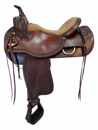 16 Inch Used Circle Y Trail Saddle 951