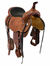 16 Inch Used Circle Y Trail Saddle Medium Flex Tree 1552