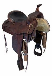 16 Inch Used Circle Y Trail Saddle Medium Tree