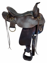 RETURNED 2026/04/22 16 Inch Used Circle Y Trail Saddle Medium Tree 2174