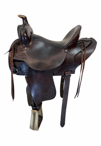 16 Inch Used Circle Y Trail Saddle Medium Tree 2175