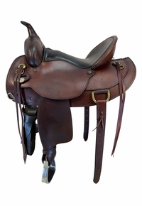 16 Inch Used Circle Y Trail Saddle Medium Tree 2374