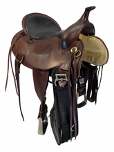 16 Inch Used Circle Y Trail Saddle Medium Tree 2374