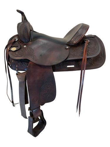 16 Inch Used Circle Y Trail Saddle Medium Tree 3604