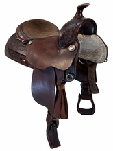 16 Inch Used Circle Y Trail Saddle Medium Tree 3925