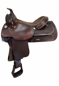 16 Inch Used Circle Y Trail Saddle Medium Tree 3925