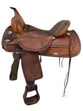SOLD 2026/09/11 16 Inch Used Circle Y Trail Saddle Wide Flex Lite Tree 1552