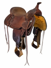 SOLD 2026/08/27  16 Inch Used Circle Y Trail Saddle Wide Flex Tree 1659