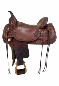 SOLD 2026/08/27  16 Inch Used Circle Y Trail Saddle Wide Flex Tree 1659