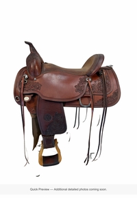 16 Inch Used Circle Y Trail Saddle Wide Flex Tree 1659