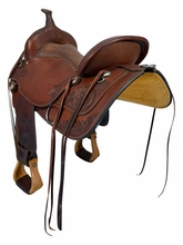 SOLD 2026/08/27  16 Inch Used Circle Y Trail Saddle Wide Flex Tree 1659