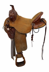 16 Inch Used Circle Y Trail Saddle Wide Flex2 Tree 2382