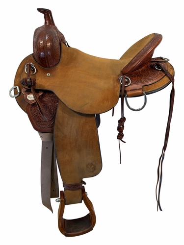 16 Inch Used Circle Y Trail Saddle Wide Flex2 Tree 2382