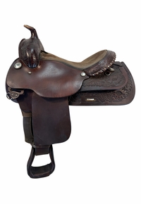 16 Inch Used Circle Y Trail Saddle Wide Tree