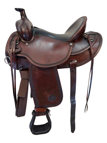 16 Inch Used Circle Y Trail Saddle Wide Tree 2177