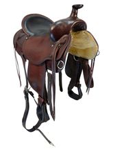 16 Inch Used Circle Y Trail Saddle Wide Tree 2177