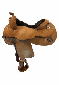 16 Inch Used Circle Y Trainer Saddle Wide Tree 1439