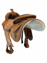 16 Inch Used Circle Y Trainer Saddle Wide Tree 1439