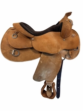 16 Inch Used Circle Y Trainer Saddle Wide Tree 1439