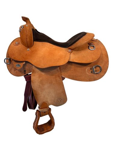 SOLD 2025/11/07j  16 Inch Used Circle Y Training Saddle 1439