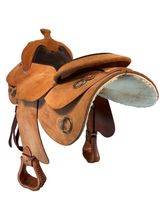 SOLD 2025/11/07j  16 Inch Used Circle Y Training Saddle 1439
