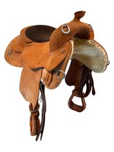 SOLD 2025/11/07j  16 Inch Used Circle Y Training Saddle 1439