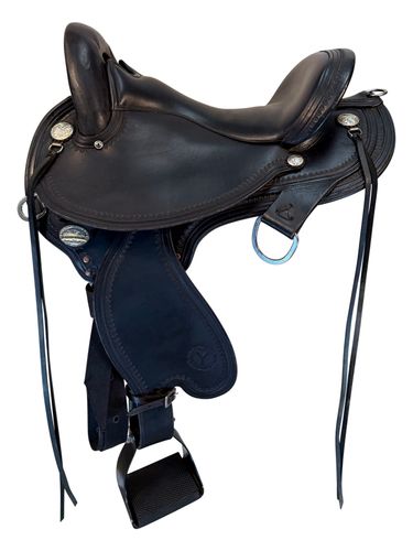 SOLD 2026/02/27j 16 Inch Used Circle Y Virginia Gaiter Endurance Saddle Wide Gaited Flex Tree 1588