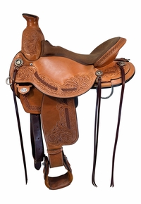 HOLD 2025/11/21c 16 Inch Used Circle Y Walnut Grove Trail Saddle 1157
