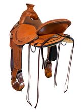 16 Inch Used Circle Y Walnut Grove Trail Saddle Wide Flex2 1157