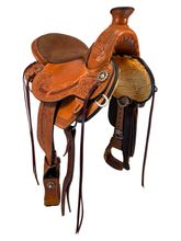 16 Inch Used Circle Y Walnut Grove Trail Saddle Wide Flex2 1157