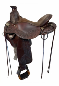 16 Inch Used Circle Y Walnut Grove Trail Saddle Medium Flex Tree 1157