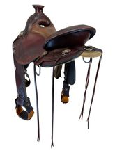 16 Inch Used Circle Y Walnut Grove Trail Saddle Medium Flex Tree 1157