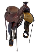 16 Inch Used Circle Y Walnut Grove Trail Saddle Medium Flex Tree 1157